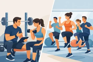 Personal Training vs Group Fitness