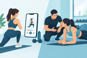 Fitness App Versus Trainer Guidance Compared